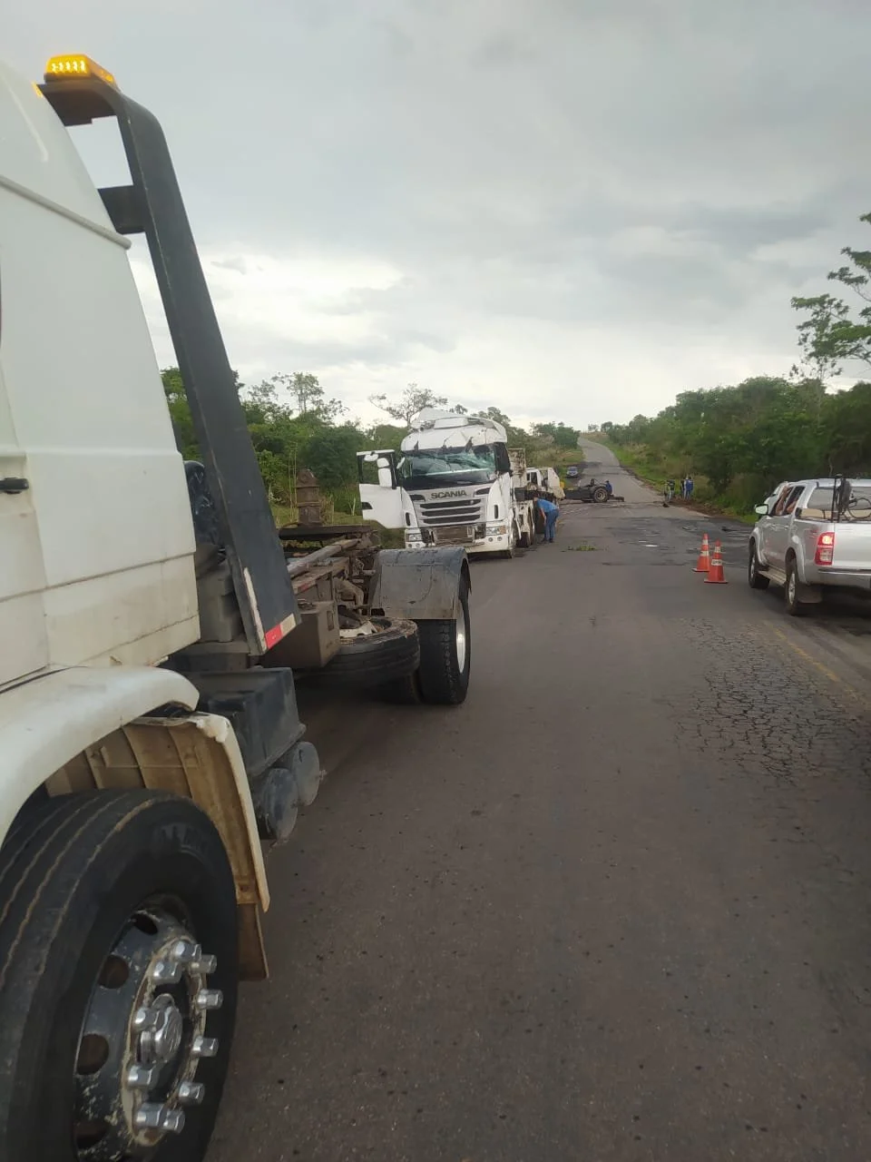 Guincho para ônibus